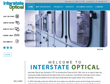 Tablet Screenshot of interstateoptical.com